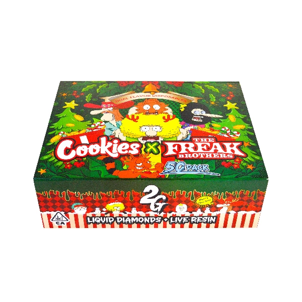 Empty 1+1g Cookies X Freak Brothers Dual Disposable best