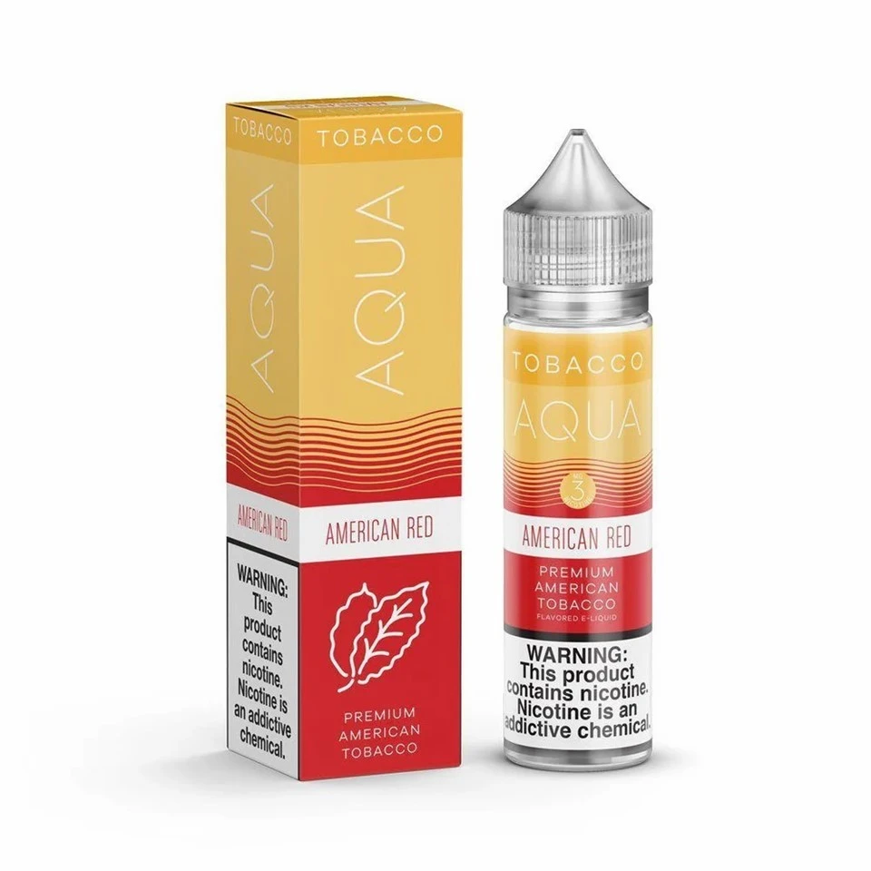 Aqua tabak Amerikaans rood 60 ml eliquid