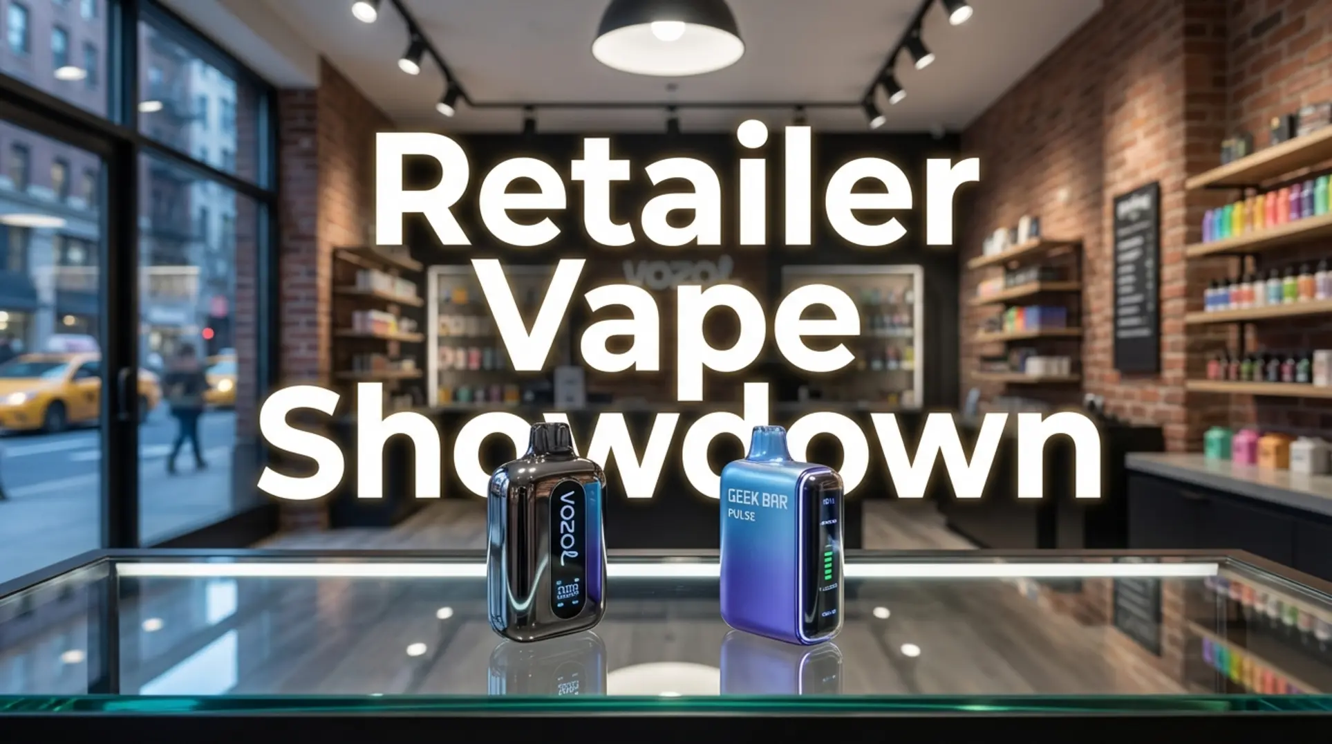 Vozol Vista 20000 versus Geek Bar Pulse: de ultieme strijd tussen retailers ✓