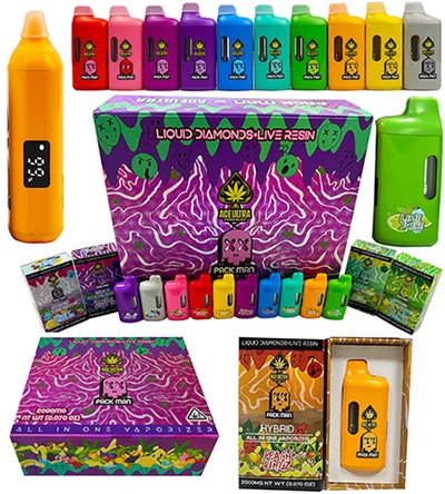 Live Resin versus vloeibare diamanten: een gids voor authentieke Packman-vapes