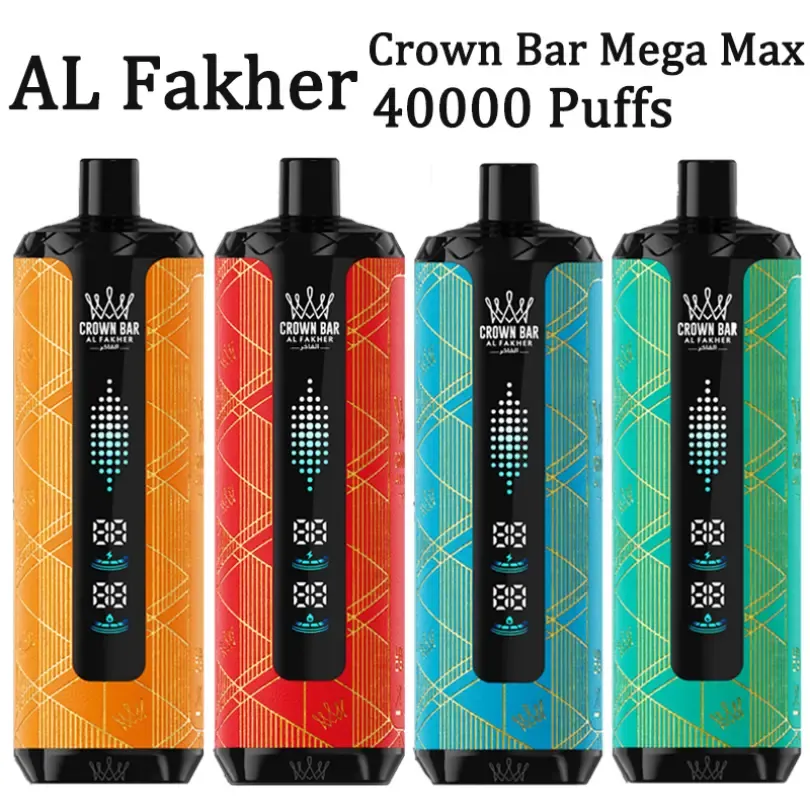 AL Fakher 40K Puffs 40000 Crown Bar Mega Max Groothandel wegwerpvape