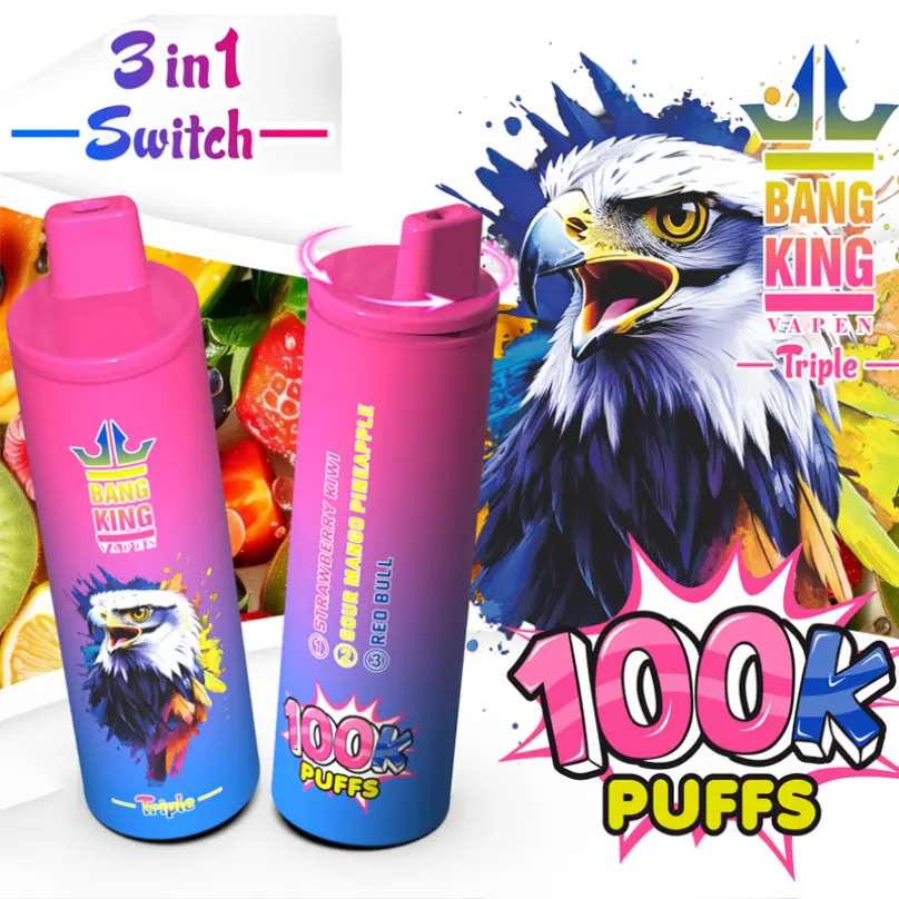Bang King 100K Puffs 3 in 1 Vape Pen 100000 Groothandel