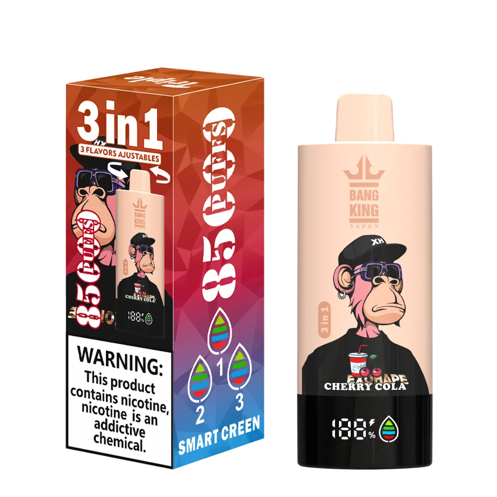 Bang King 85000 Puffs 85k 3 in 1 smaken Switch wegwerpvape