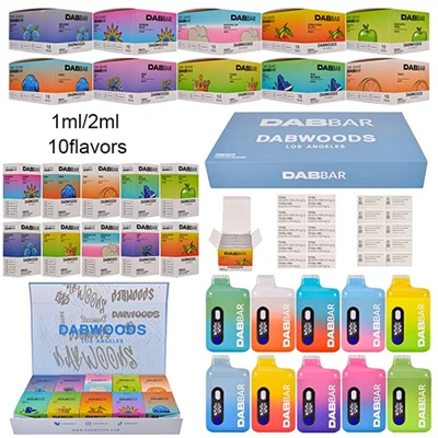 DABWOODS DAB BAR 1G 2G Wegwerppen