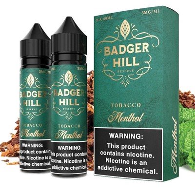 Menthol door Badger Hill Reserve 120ml