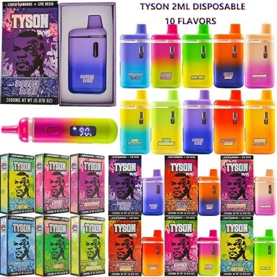Tyson Pod leeg 2g met digitaal scherm Wegwerpartikelen