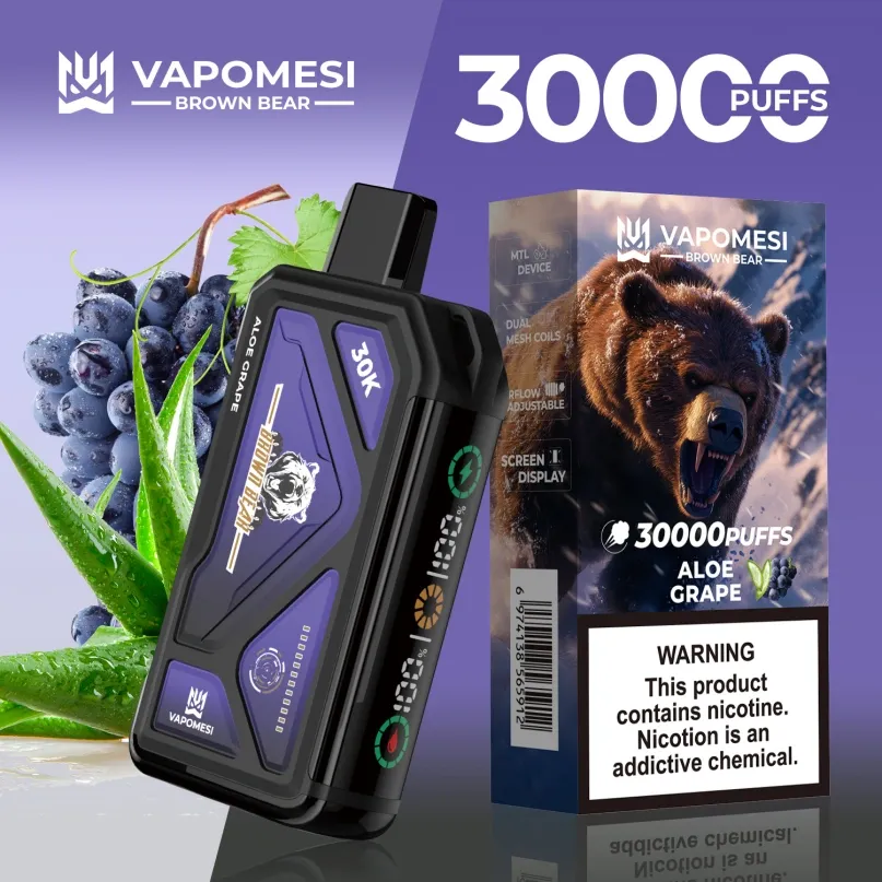 Vapomesi Brown Bear 30000 Rookwolken Groothandel Vape