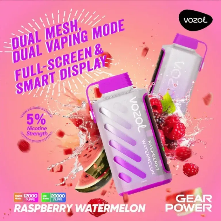 Vozol Gear Power 20000 Rookwolken 20k Bladerdeeg Wegwerpvape